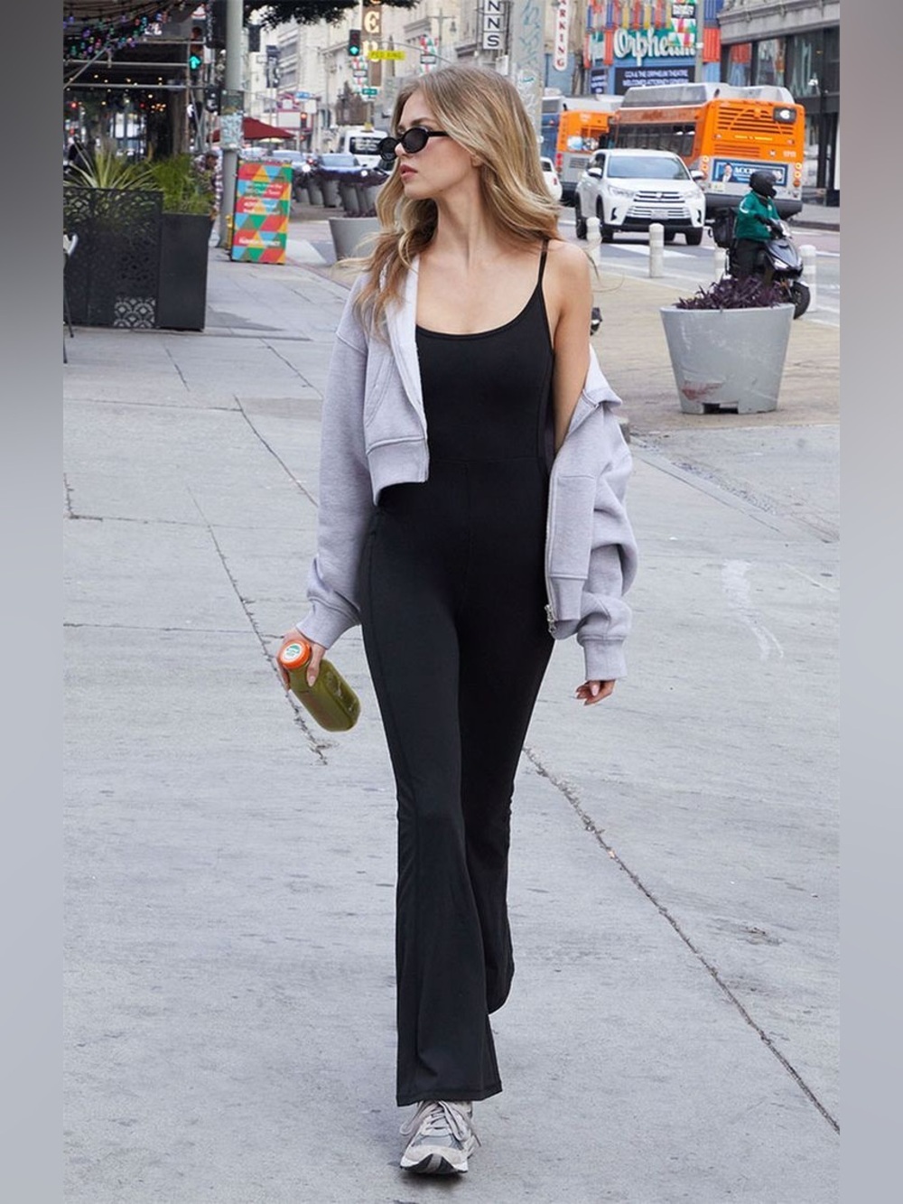 PAC 1980 Black Whisper Active Speedwalker Flare Jumpsuit S
